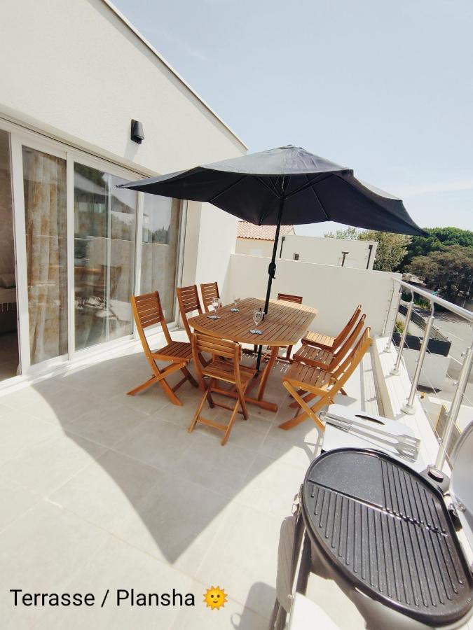 La Villa Yucca Vias Plage - 300M Plage Et Centre Exteriör bild